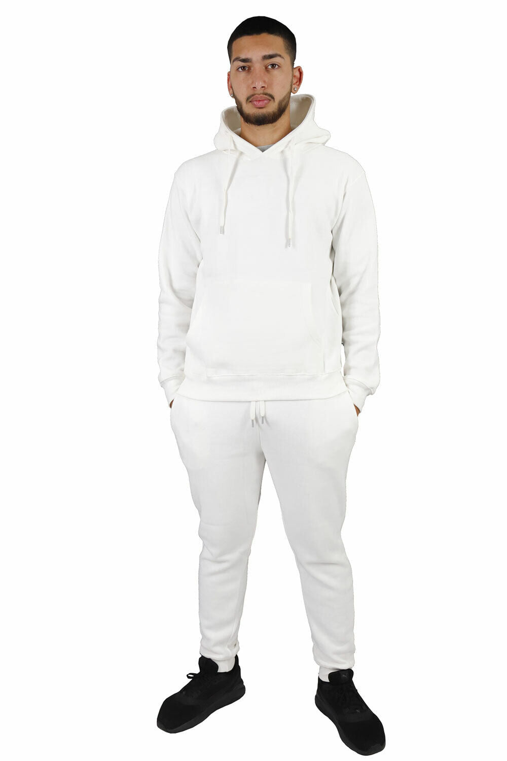 Mens Full Tracksuit Set Pullover Hoodie Hooded Sweatshirt Joggers Bottoms New