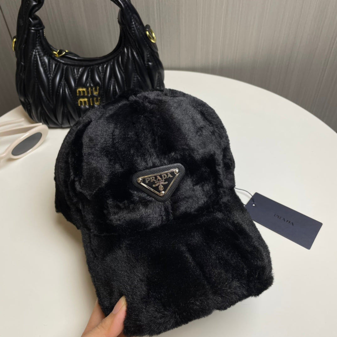 2024 (a) Prada shearling hats