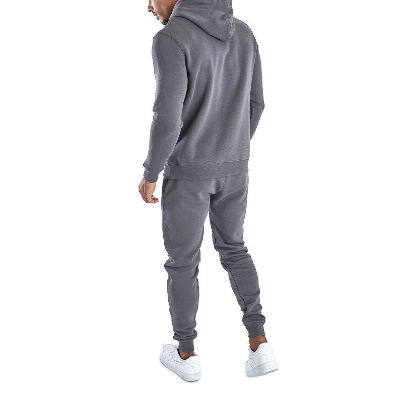 Gym King Mens Full Tracksuits Bottom Set Pullover Hoodie Sweatshirt Gym Joggers