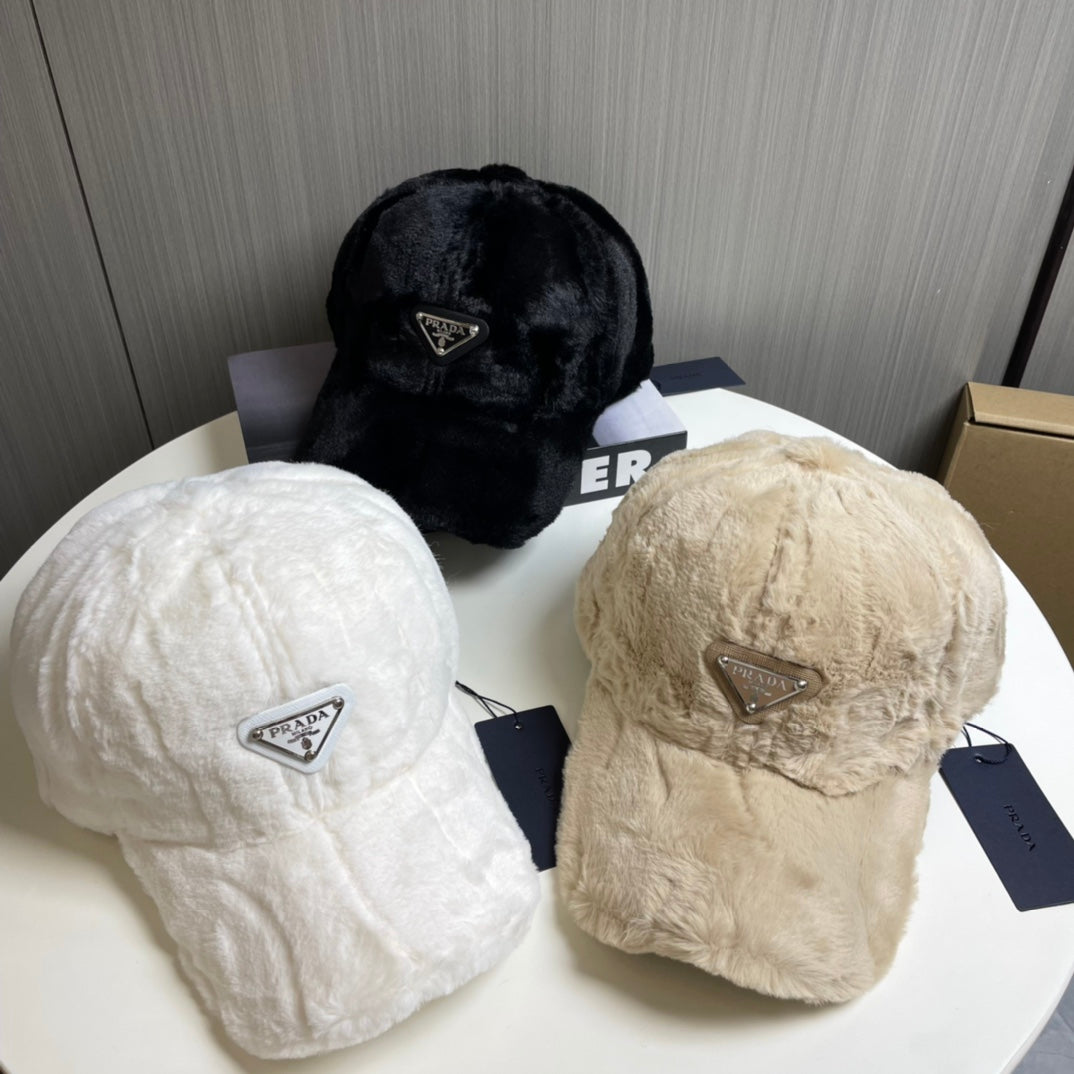 2024 (a) Prada shearling hats