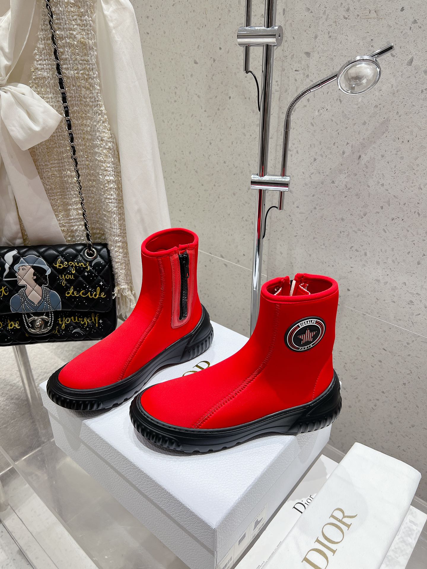 2024-95 Dior autumn winter ankle boots