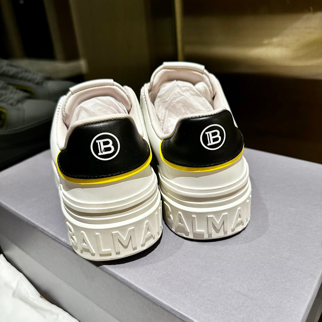 2024 Balmain b -skate striped sneakers