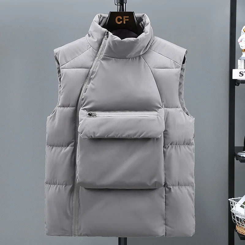 2025 DV Slim Collar Sleeveless Puffer Jackets