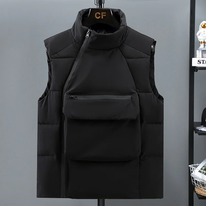 2025 DV Slim Collar Sleeveless Puffer Jackets