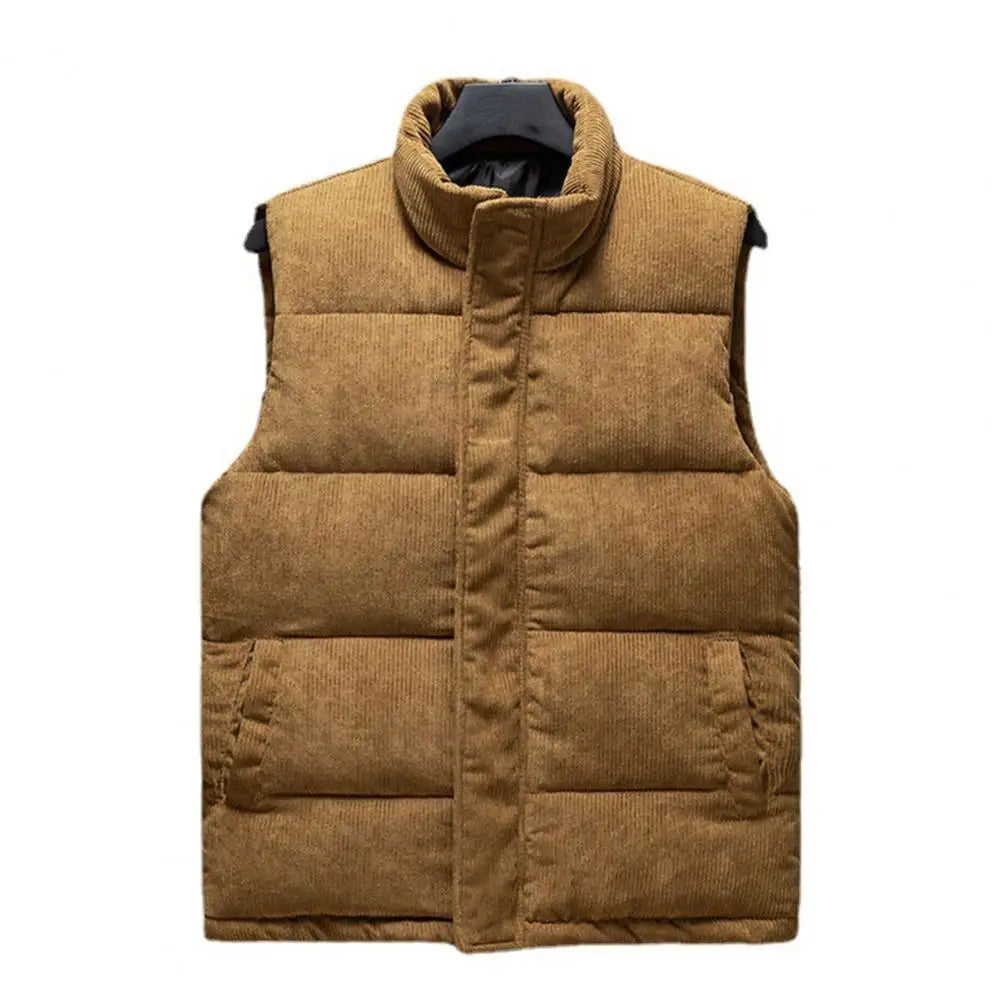 Dv Corduroy Men Puffer Vest