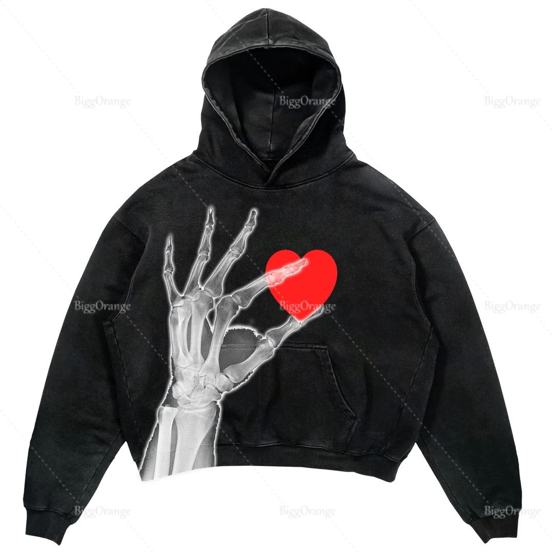 2025 Fall-Winter New High Street Hip Hop Hoodie