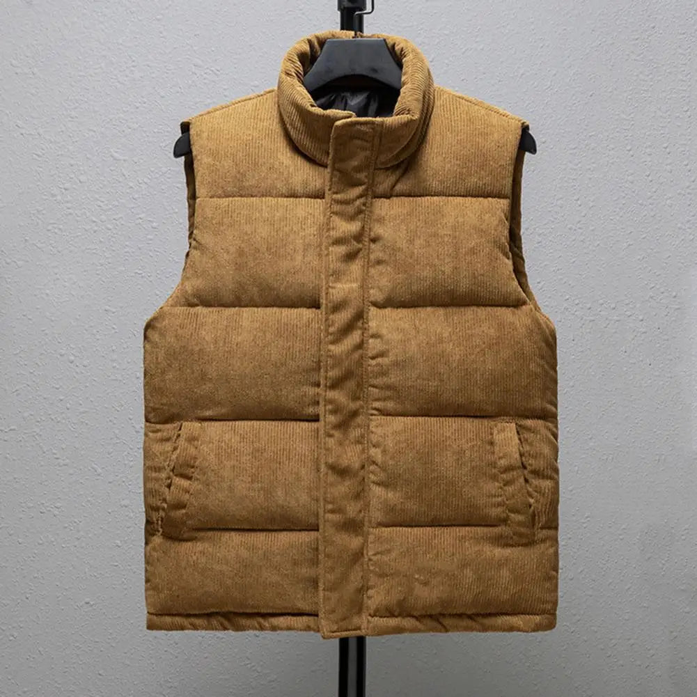 Dv Corduroy Men Puffer Vest