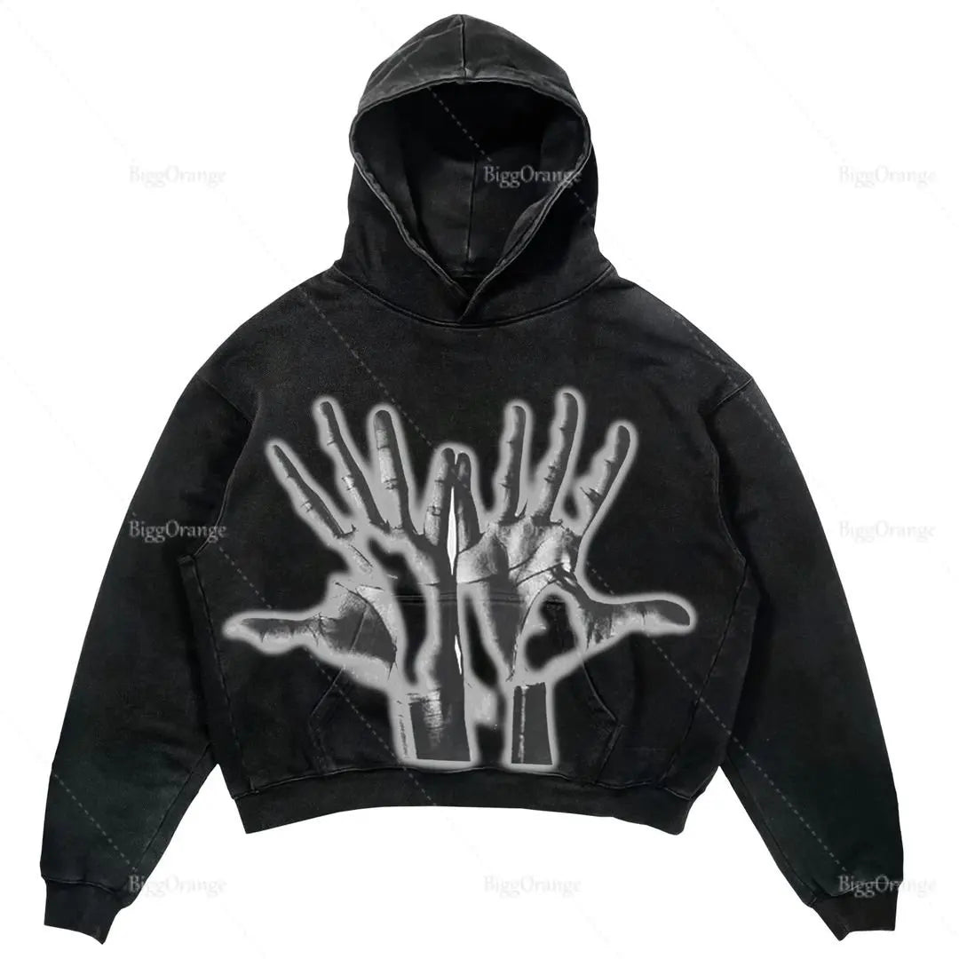 2025 Fall-Winter New High Street Hip Hop Hoodie