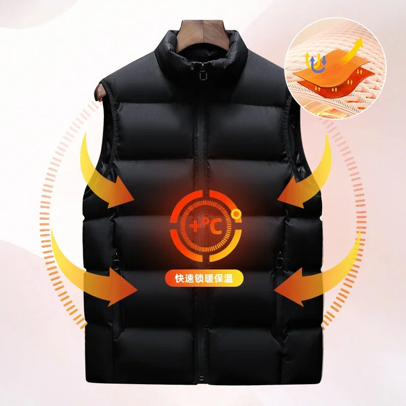 Dv Men Autumn Winter Warm Vest