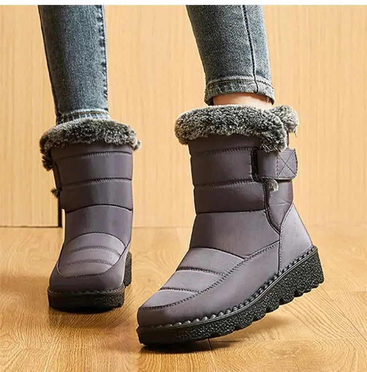 Women Snow Plush Platform Boots