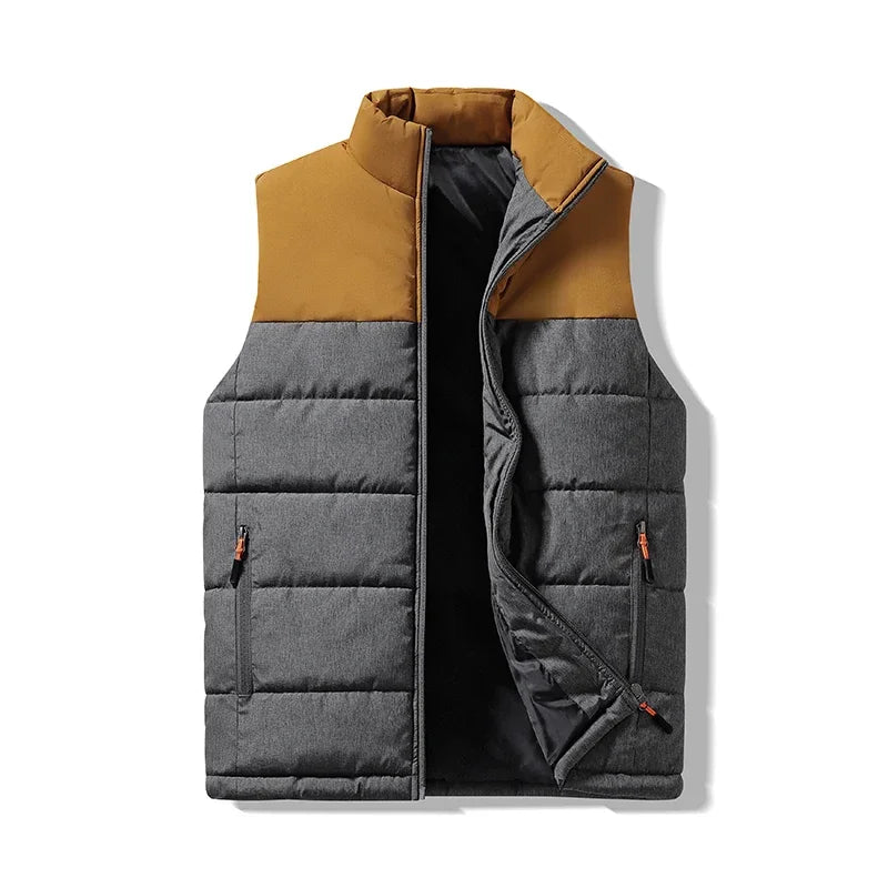 Dv Winter Windproof Puffer Men Cotton Vest