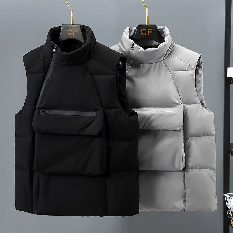 2025 DV Slim Collar Sleeveless Puffer Jackets