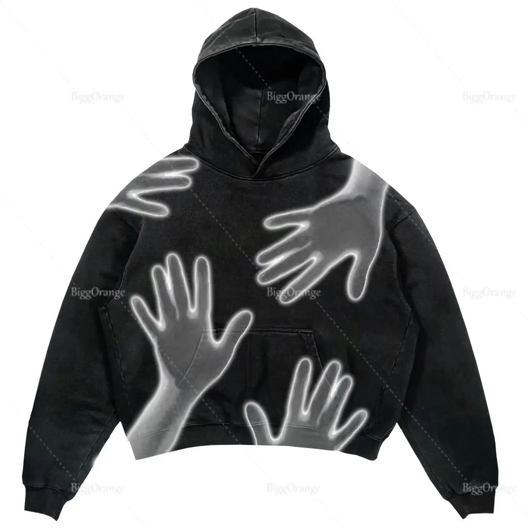 2025 Fall-Winter New High Street Hip Hop Hoodie