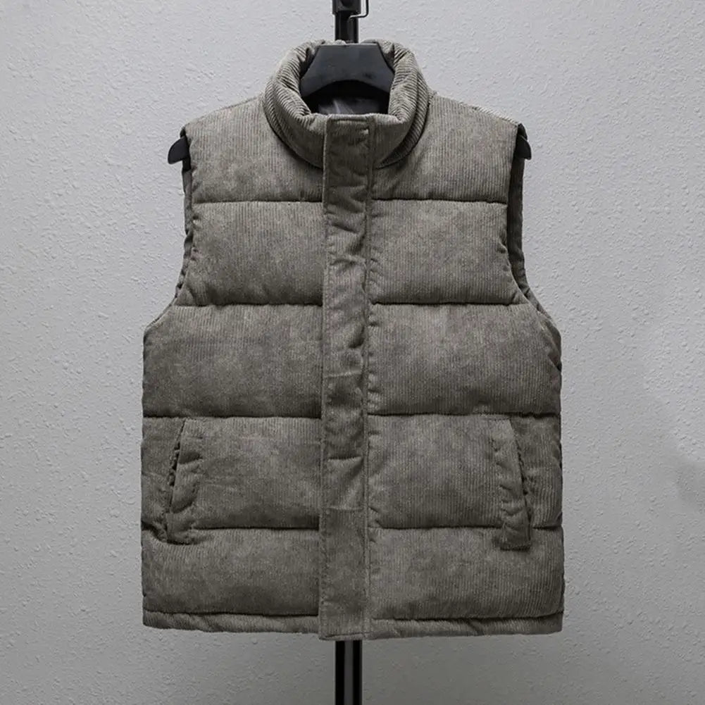 Dv Corduroy Men Puffer Vest