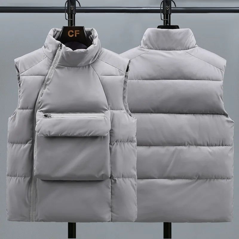 2025 DV Slim Collar Sleeveless Puffer Jackets