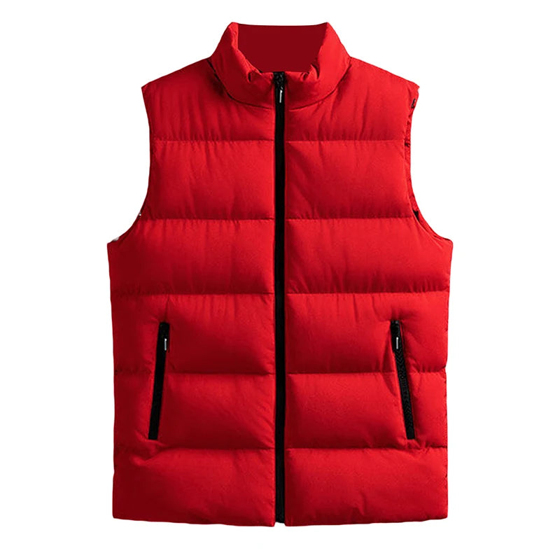 2025 Dv Men Puffer Vest Winter Padded Jacket