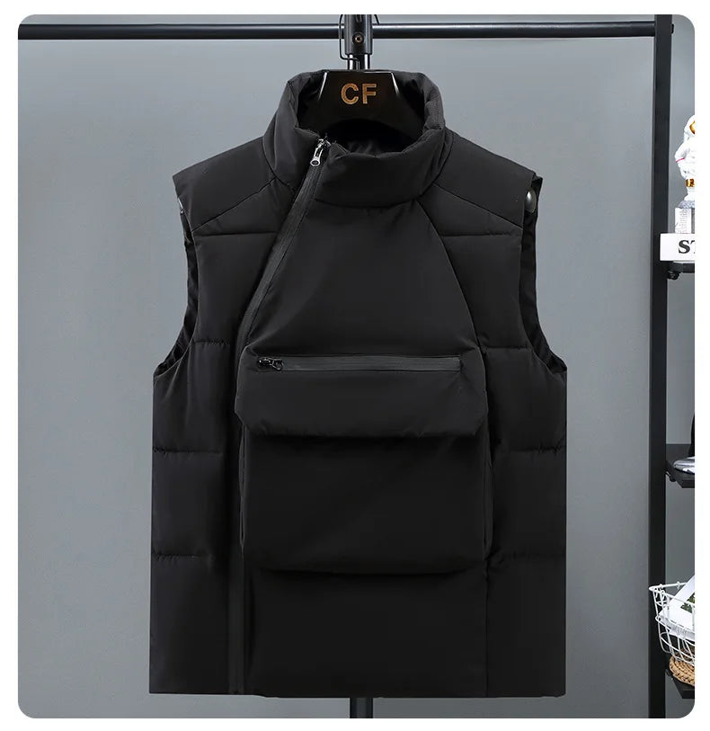 2025 DV Slim Collar Sleeveless Puffer Jackets